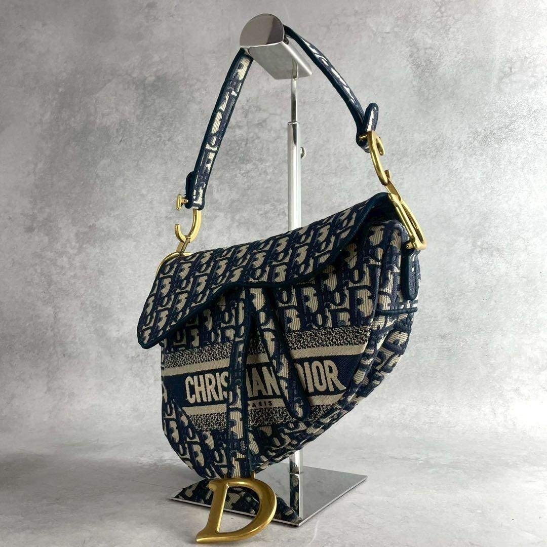 Christian Dior - 【極美品】ディオール サドルバッグ オブリーク