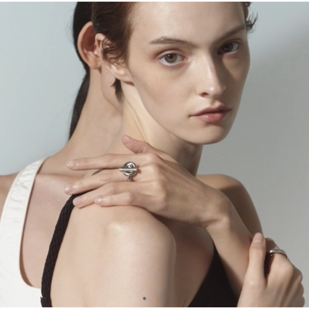 HERMES - 新品未使用 HERMES エルメス エシャペ 50 シルバー リング MM