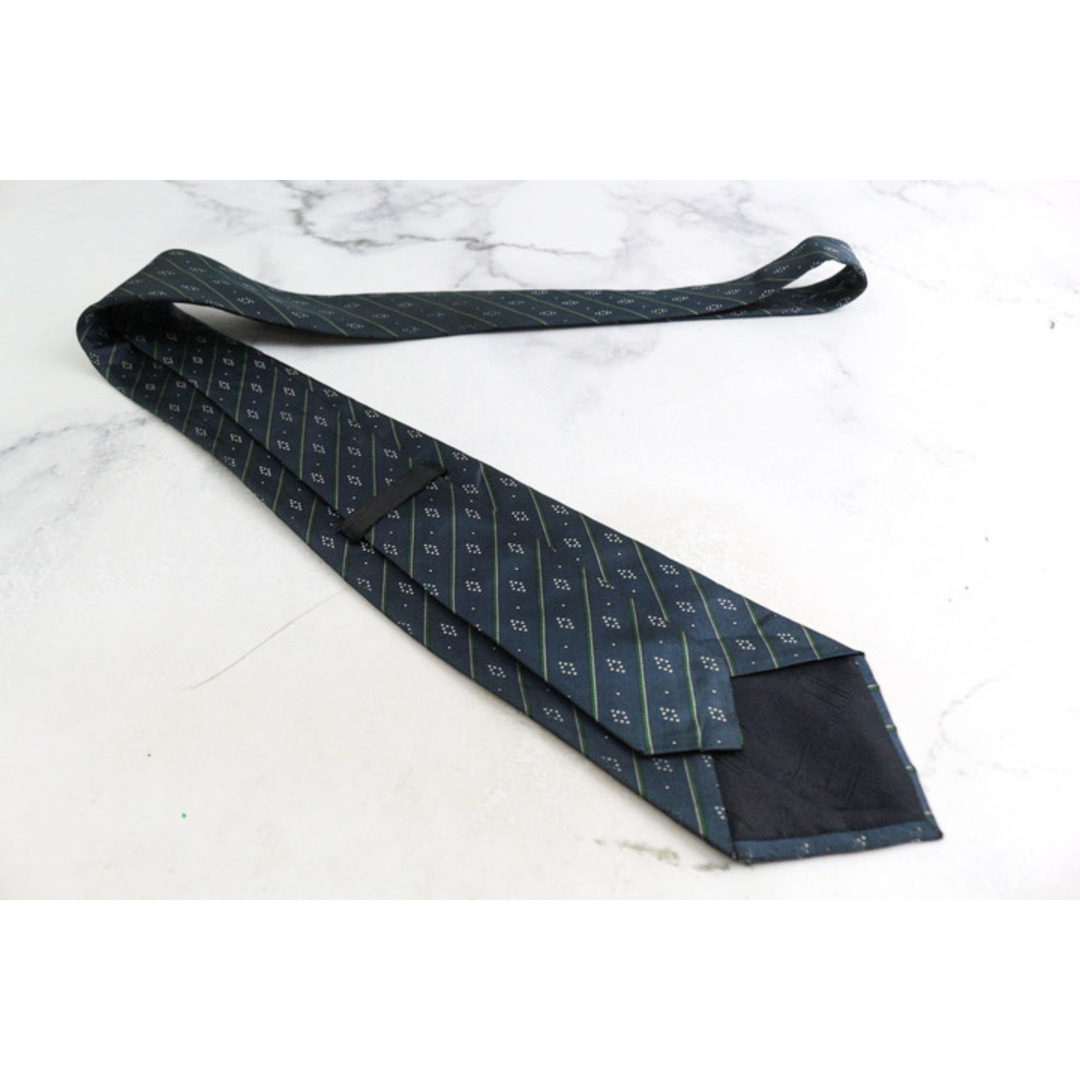 Dunhill - ダンヒル ブランドネクタイ ロゴ ストライプ柄 ドット 小