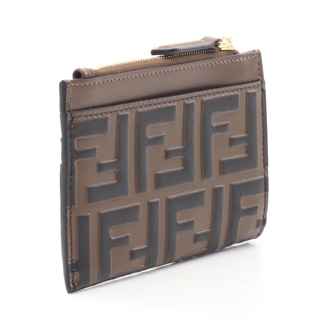 FENDI - フェンディ FENDI FFダイヤモンド ジップカードケース ズッカ