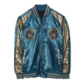 スカジャン (ブルー・ネイビー/青色系)のフリマアイテム一覧