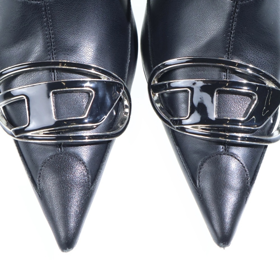 DIESEL - DIESEL ディーゼル D-VENUS ロゴプレート装飾 ポインテッド