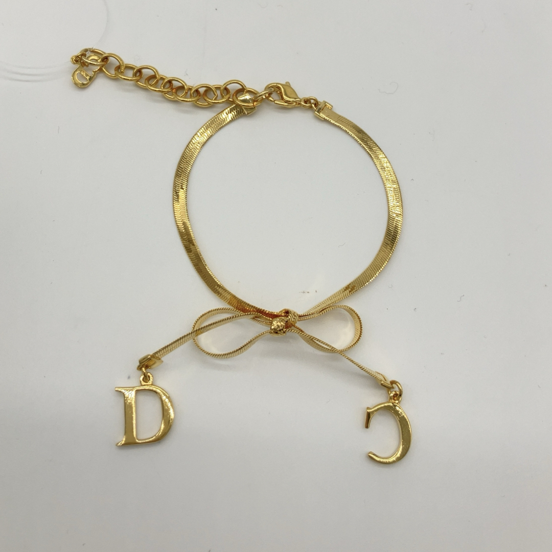 Christian Dior - Christian Dior リボンモチーフ CDロゴ ブレスレット