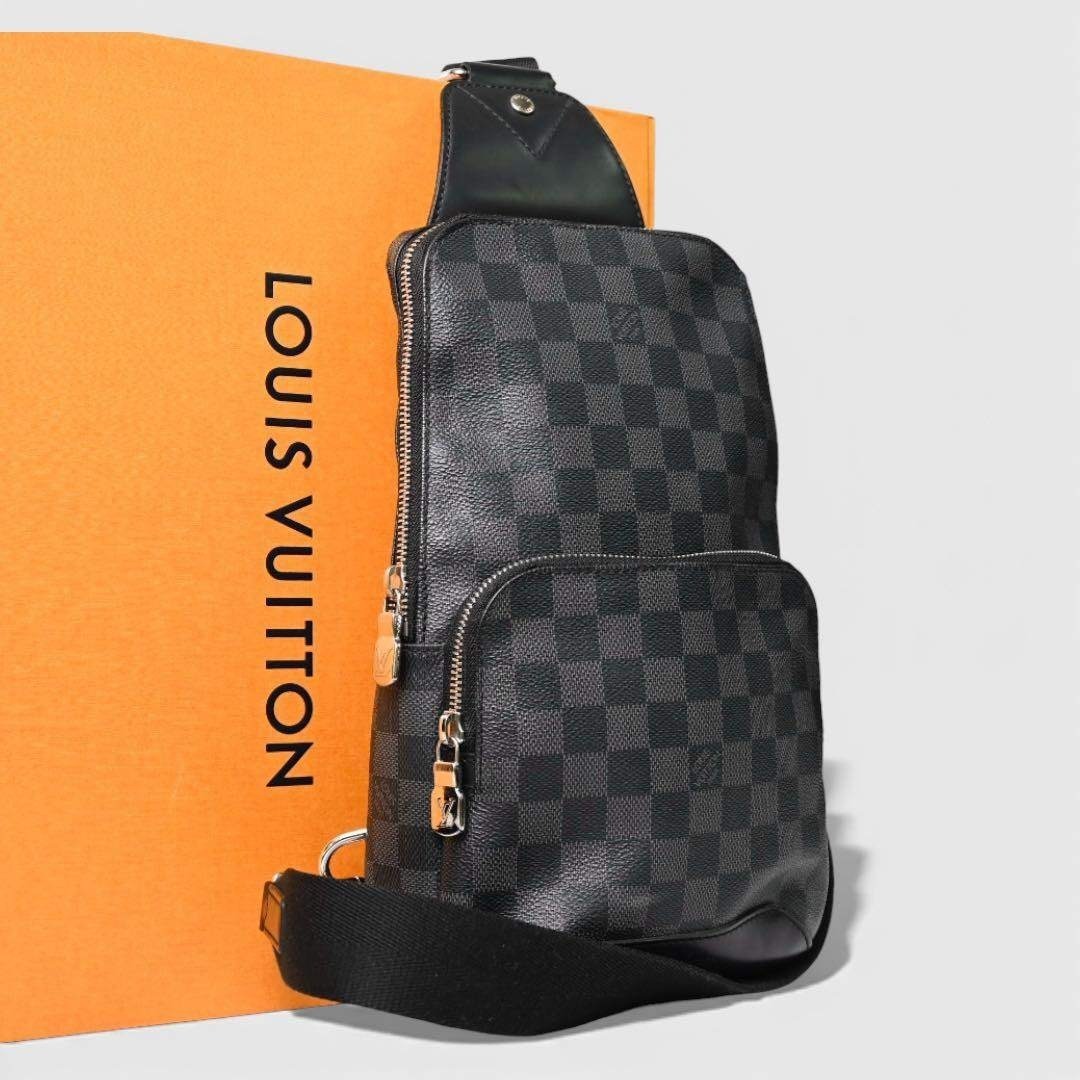 LOUIS VUITTON - 【美品】ルイヴィトン ダミエ ブラック ボディバッグ
