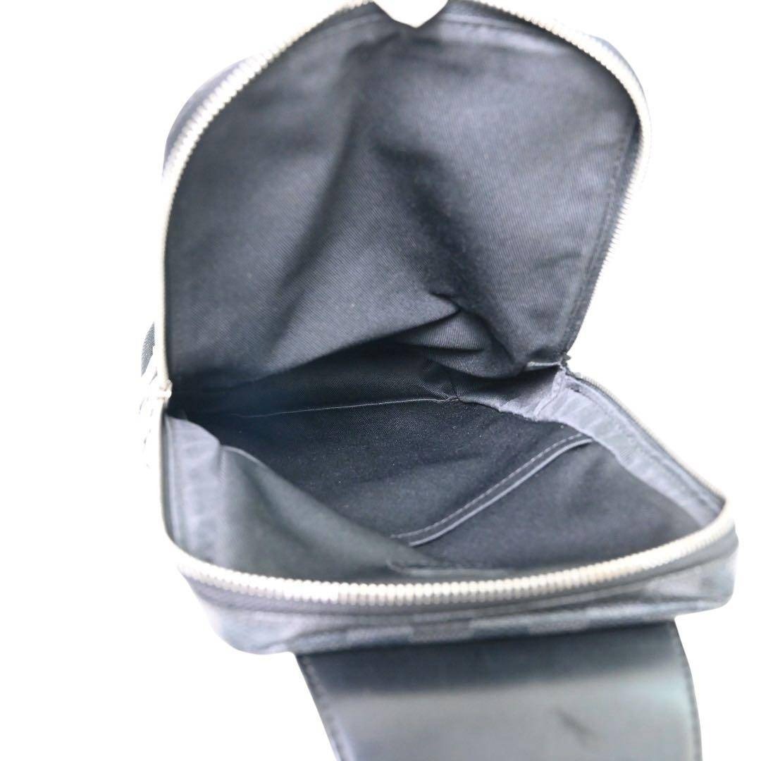 LOUIS VUITTON - 【美品】ルイヴィトン ダミエ ブラック ボディバッグ