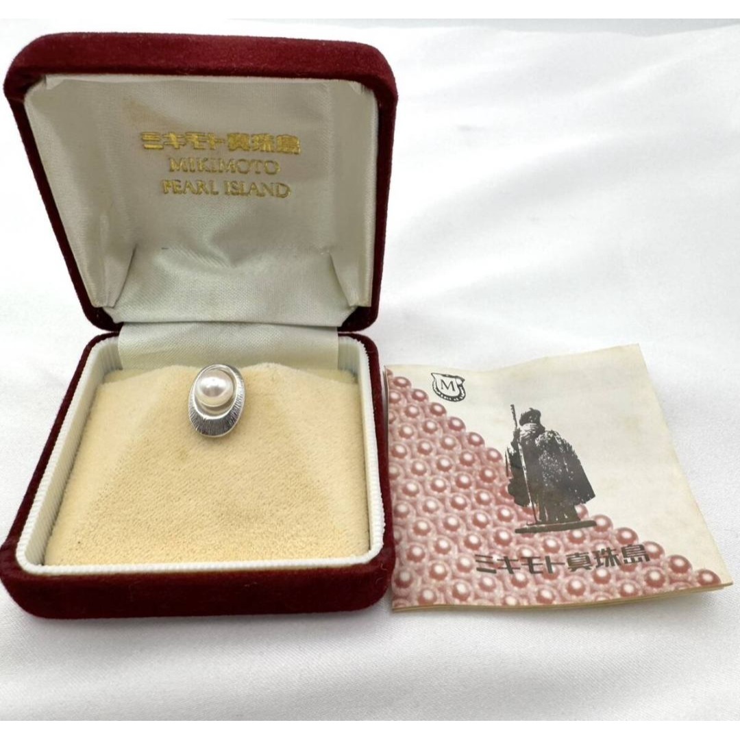 MIKIMOTO - 極美品 MIKIMOTO ミキモト 真珠島 パール タイピン
