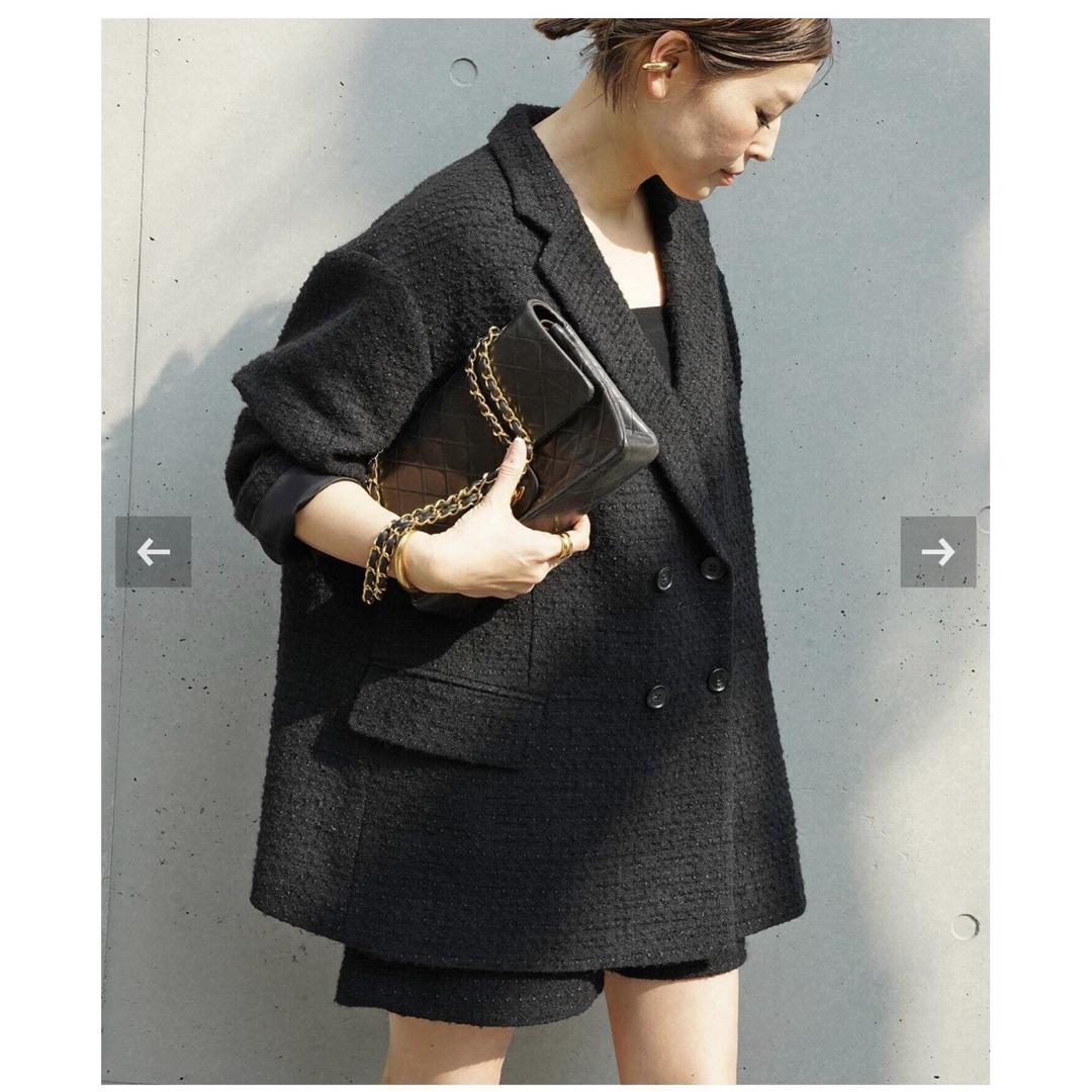 DEUXIEME CLASSE - Deuxieme Classe Oversized ツイード ジャケットの