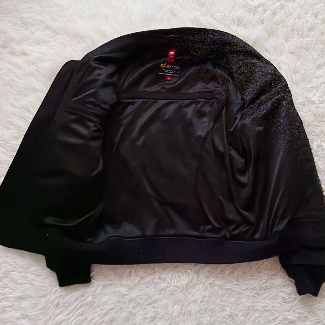 ALPHA INDUSTRIES - ALPHA フライトジャケット MA-1タイプ 刺繍ロゴ