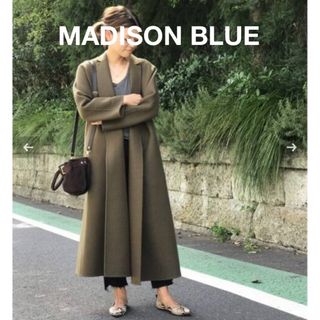 MADISONBLUE - MADISONBLUE マディソンブルー ケープコート ネイビーの