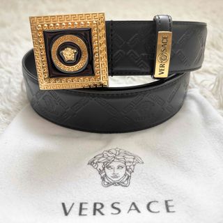 VERSACE - 未使用品VERSACEメドゥーサベルトレザーゴールドメンズ