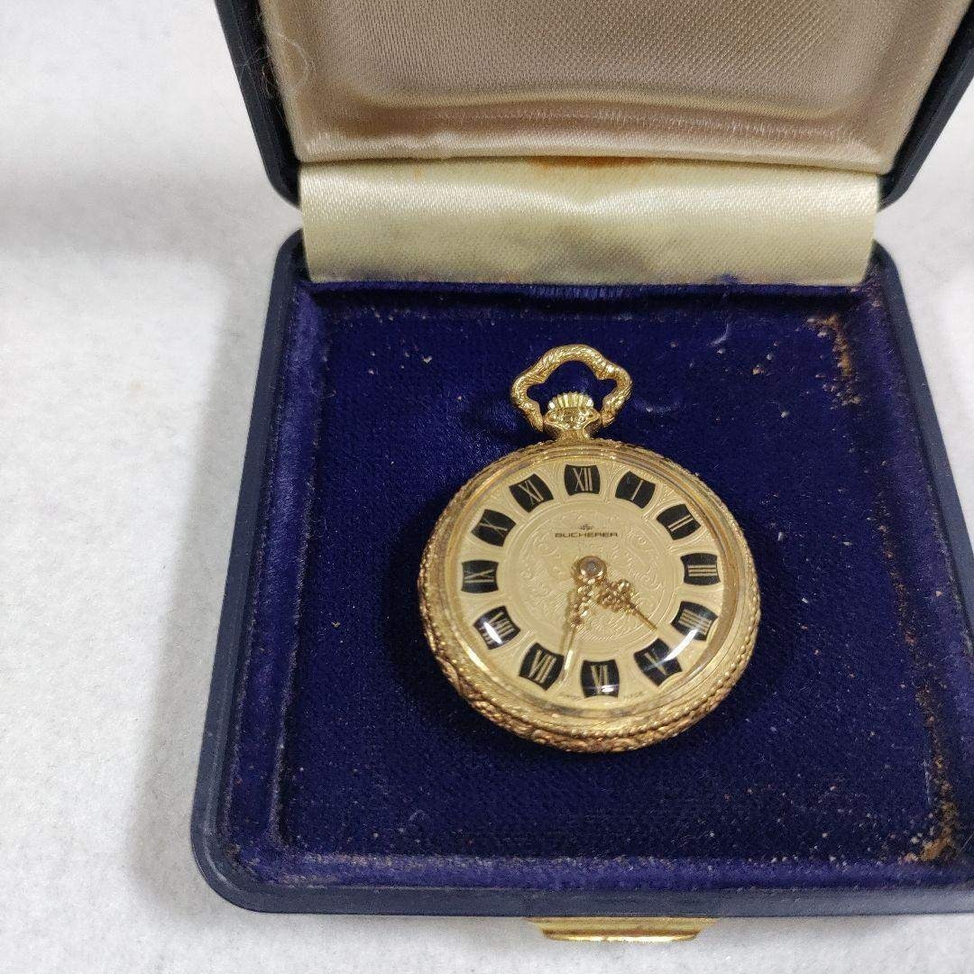 b87 BUCHERER 懐中時計 手巻き アンティーク