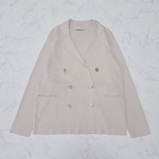 ebure - 新品ebureエブールハウンドトゥースツィードジャケット36の