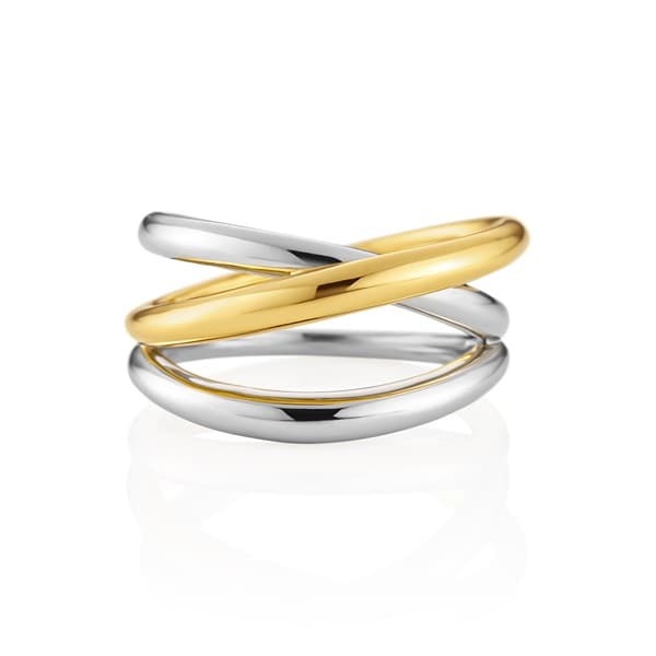 プラチナ/K18イエローゴールド リング | 112443144101 | 【公式】4