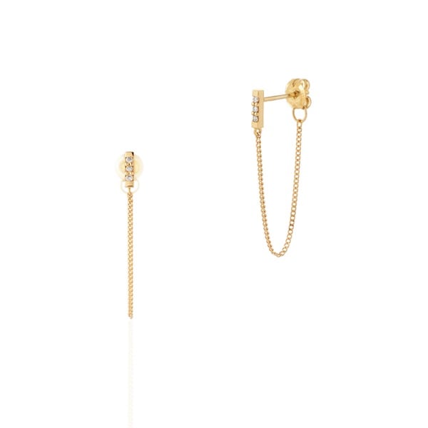 K18 4℃アクアゴールド ピアス | 112341153801 | 【公式】4