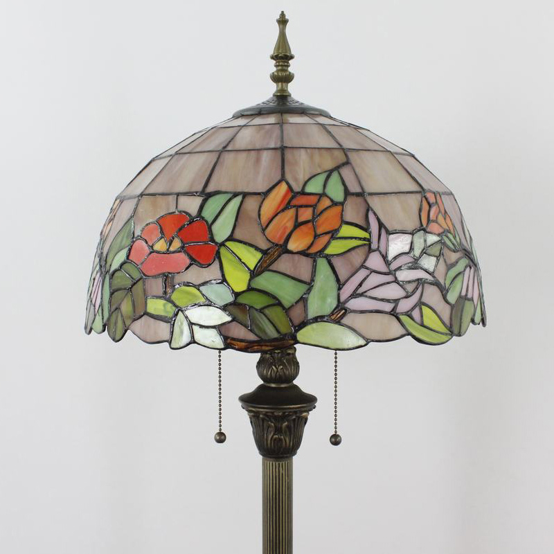 フロアランプ ステンドグラスランプ フロアスタンド 照明器具 書斎