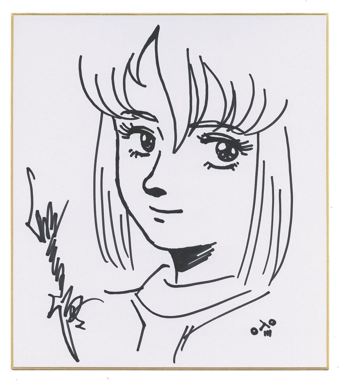 湖川友謙直筆色紙「聖戦士ダンバイン」シーラ・ラパーナ