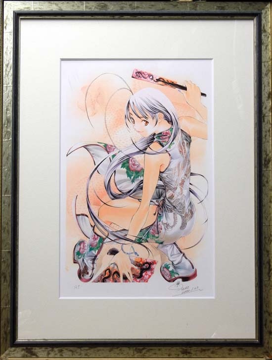 落第騎士の英雄譚 複製サイン入りイラスト色紙 色褪せあり GA文庫｜10