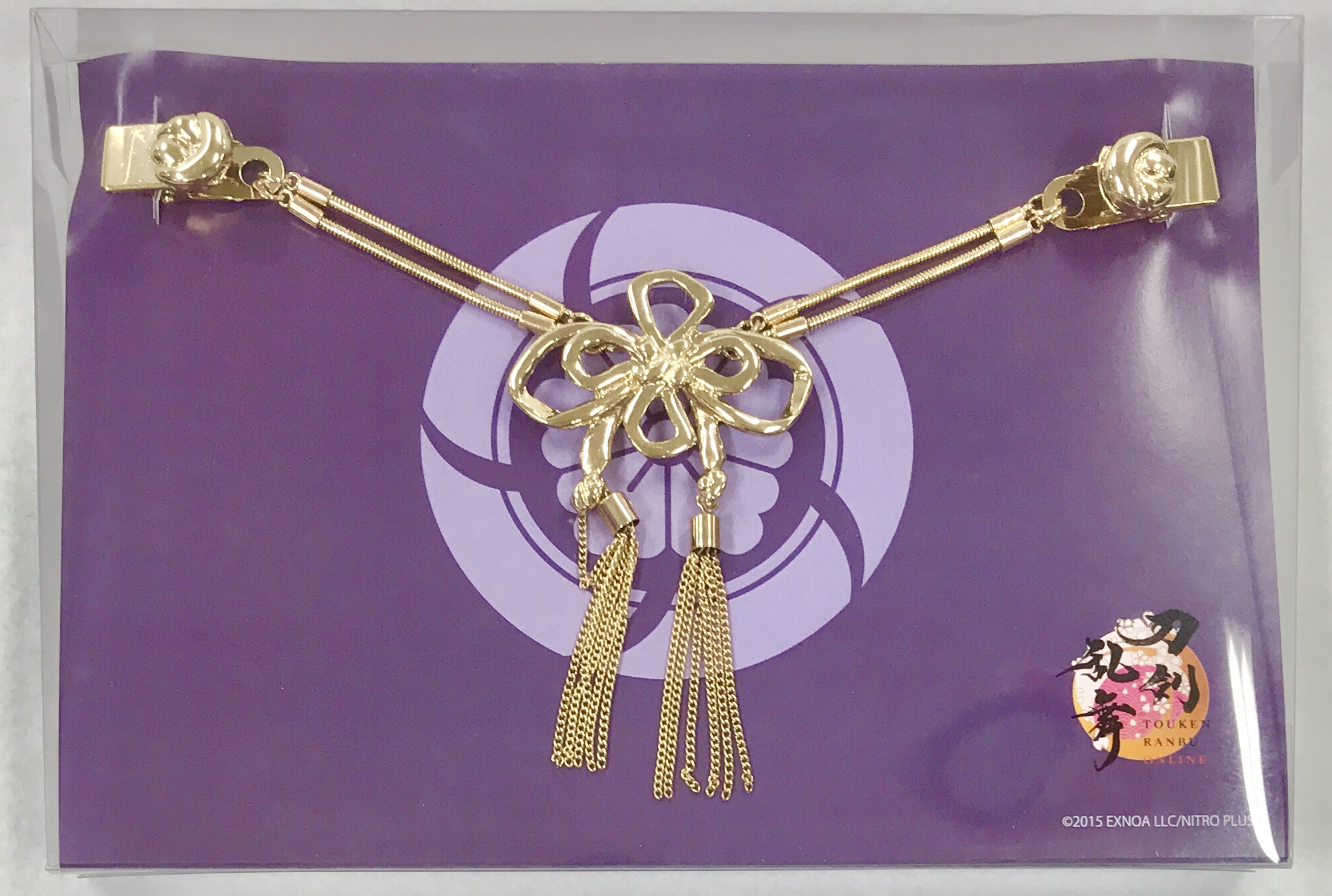 刀剣乱舞×フェリシモ 第3弾 アクセサリークリップ へし切長谷部 ﾄｳｹﾝ