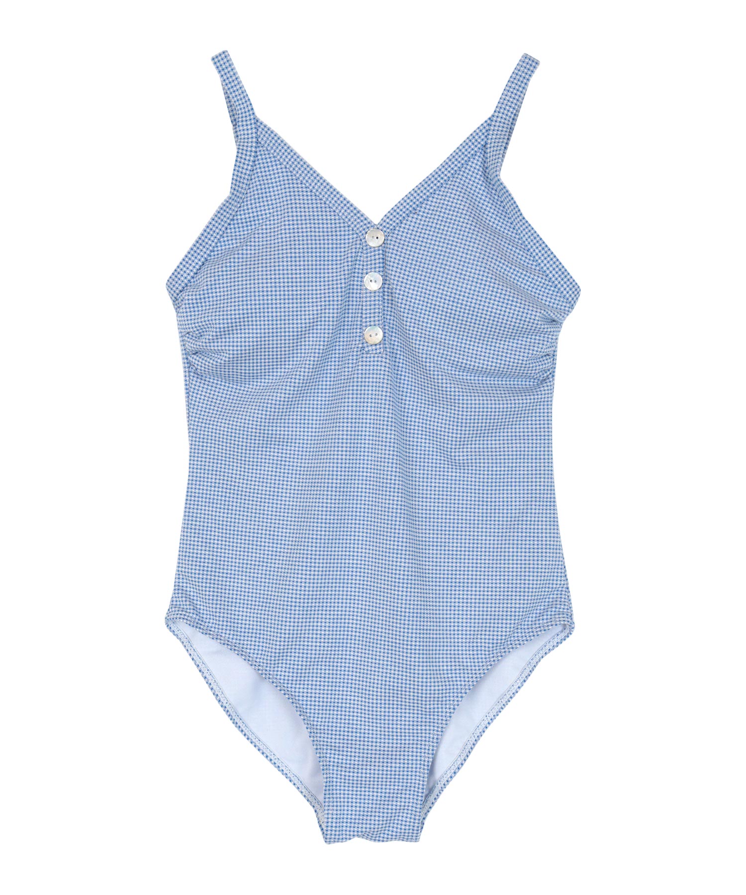 ギンガムチェックワンピース/水着 | SEA DRESS