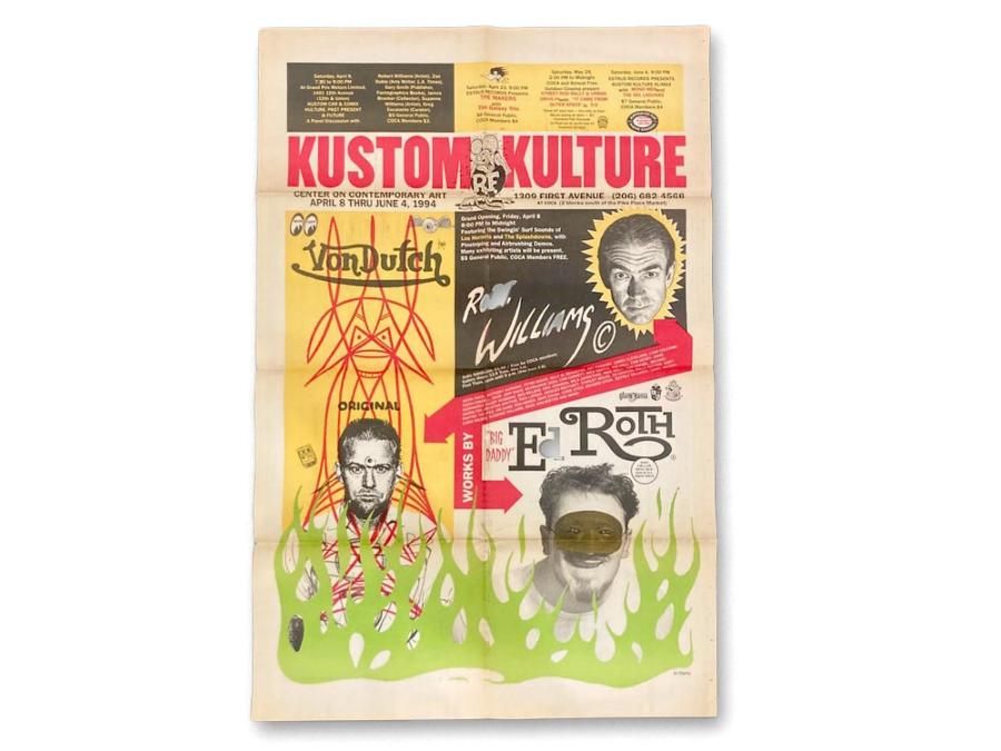 KUSTOM KULTURE '94 News Paper Poster - Hayabusa Kat Klother