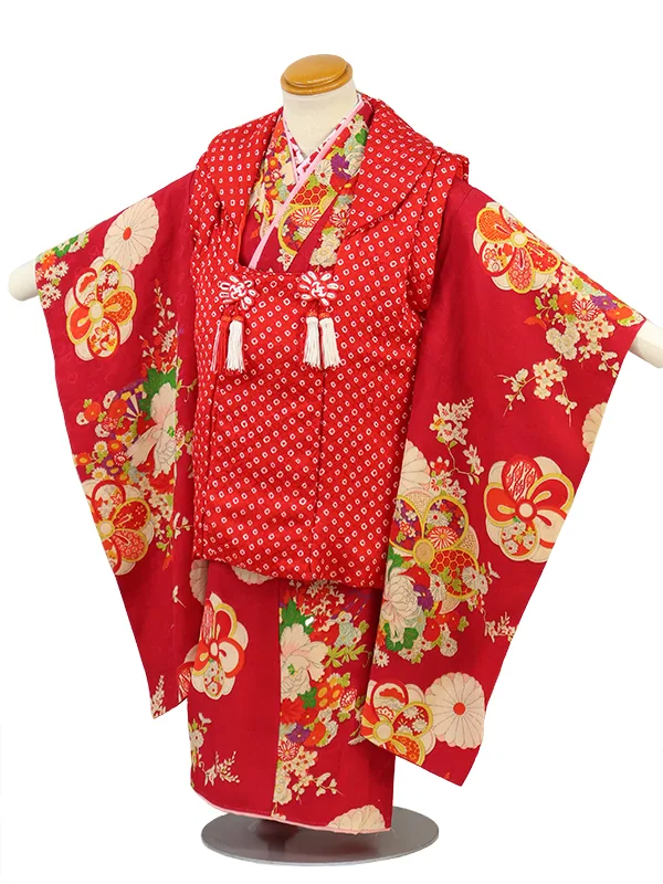 七五三にレトロなアンティーク着物がレンタルできます