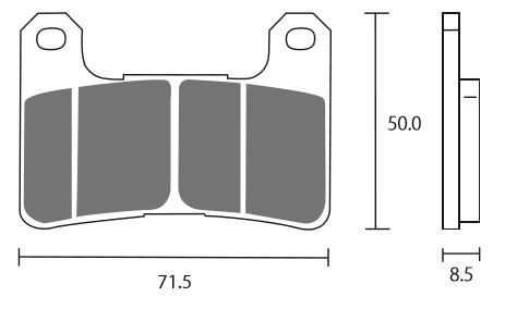 Webike | ZCOO ジクー ブレーキパッド セラミックシンタード GSX-R1000