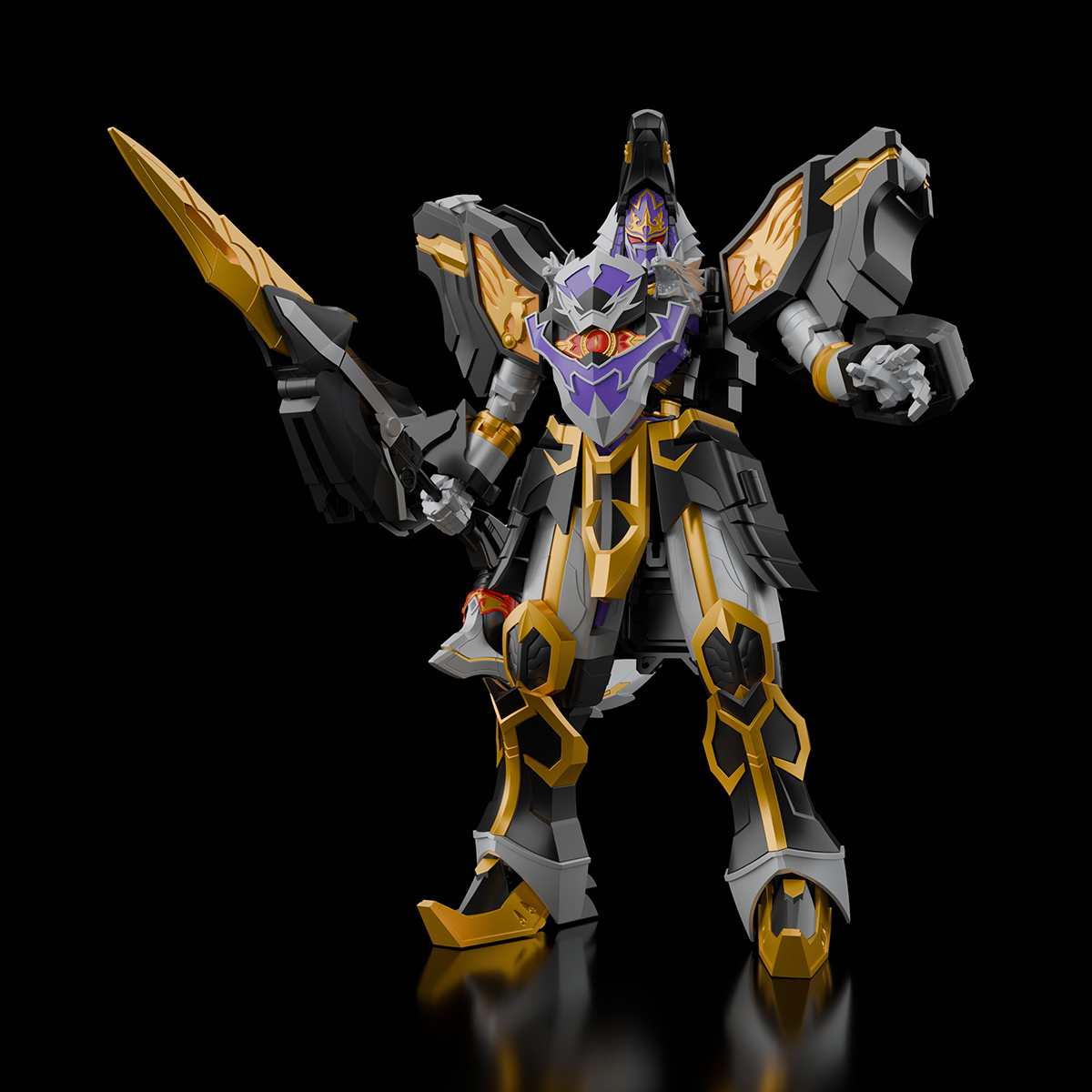 魔法戦隊マジレンジャー『SMP 魔神合体 ウルカイザー』単独で3形態への