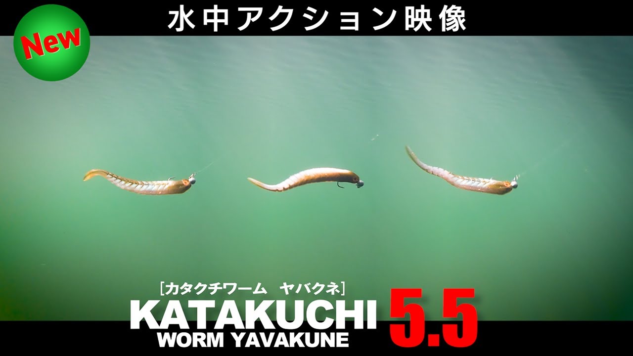 カタクチワーム ヤバクネ 4.5in 5.5in | issei [一誠]