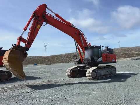 ⇒ Hitachi zx530LCH-6 excavator w/ bucket. WATCH VIDEO