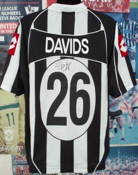 Lotto 製 ユニフォーム ユベントス ダービッツ サッカーゲームシャツ