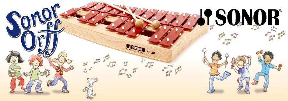 SONOR ゾノア社 二段メタルフォン NG30 - 木のおもちゃ 赤ちゃんの