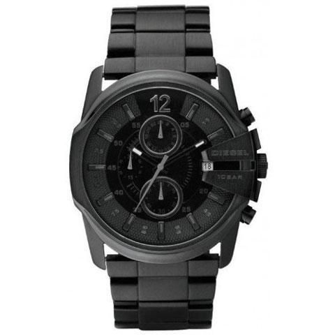 ディーゼル 腕時計 マスターチーフ DZ4180 オールブラック - 腕時計の