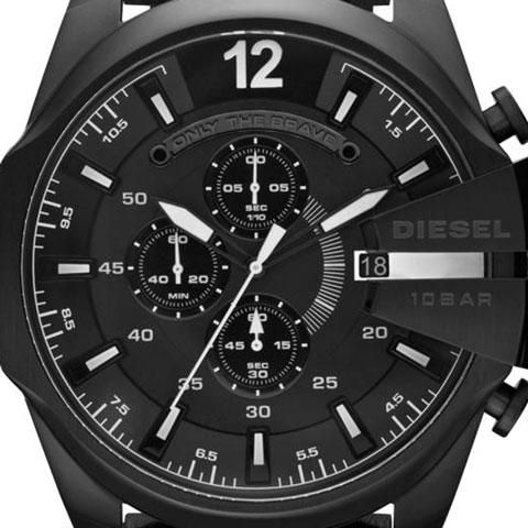 ディーゼル 腕時計 メガチーフ DZ4283 ブラック×ブラック - 腕時計の