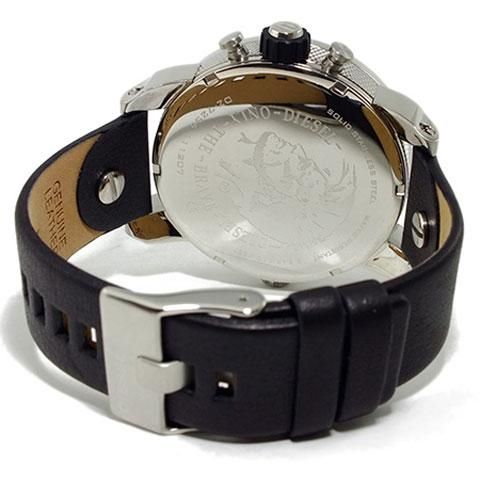 ディーゼル 時計 リトルダディー DZ7256 ブラック×ブラックレザー