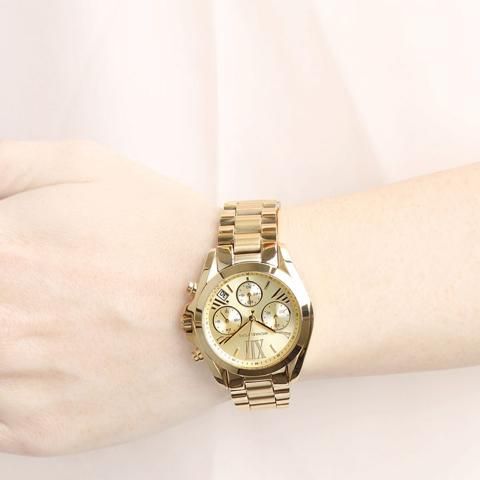 マイケルコース 時計 ブラッドショー MK5798 ゴールド×ゴールド