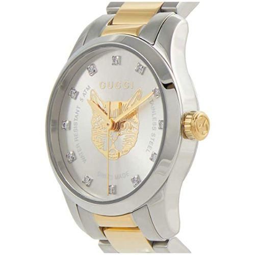 グッチ 時計 レディース G-タイムレス YA1265016 ツートンカラー