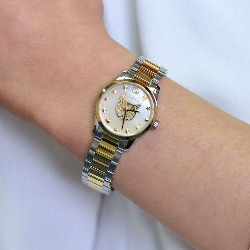 グッチ 時計 レディース G-タイムレス YA1265012 マザーオブパール