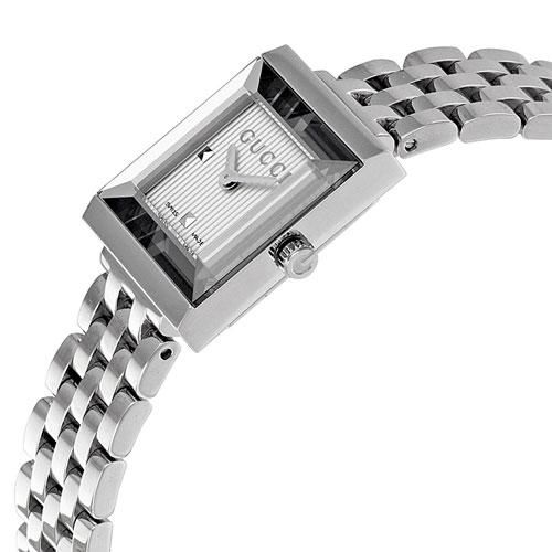 グッチ 腕時計 レディース G-フレーム YA128402 シルバーダイアル