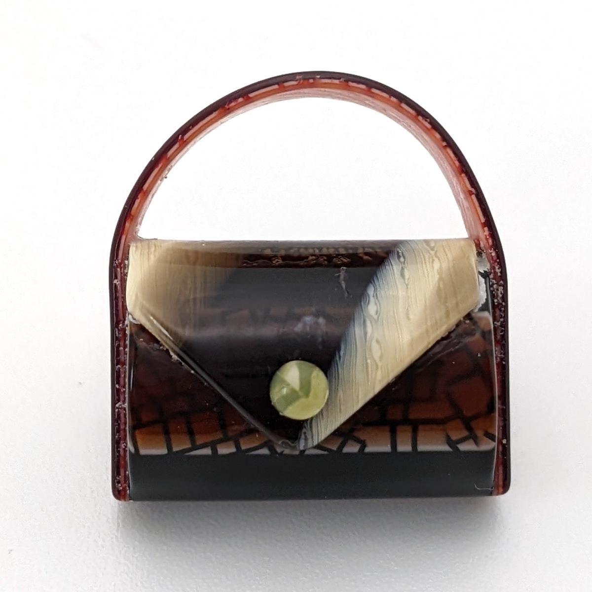 LEA STEIN リアスタン ブローチ バッグ