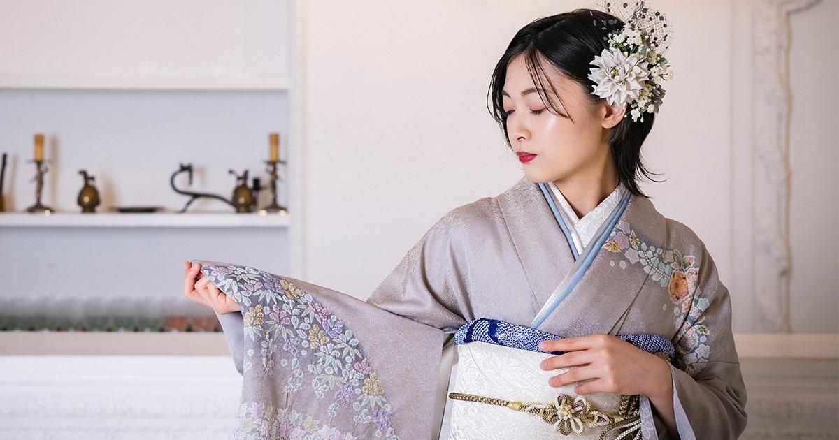 振袖 赤 薔薇 草野一騎 モダン