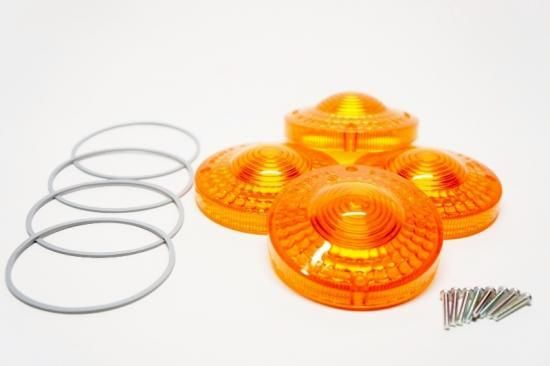 ヤマハ SR純正 パーツ【 SR400 / SR500 初期型ウインカーレンズ