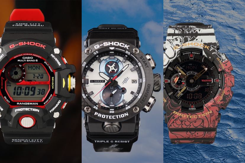 2020年夏》最注目の「G-SHOCK」コラボ「陸」「海」「空」3モデルを