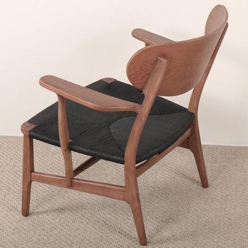 北欧リプロダクト/No.22ラウンジチェア【無垢材×ペーパーコード