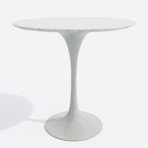 エーロ・サーリネン/チューリップサイドテーブル【Φ50cm大理石天板