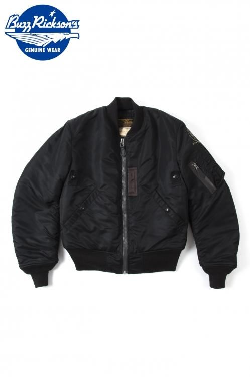 バズリクソンズ(BUZZ RICKSON'S) フライトジャケット BLACK MA-1