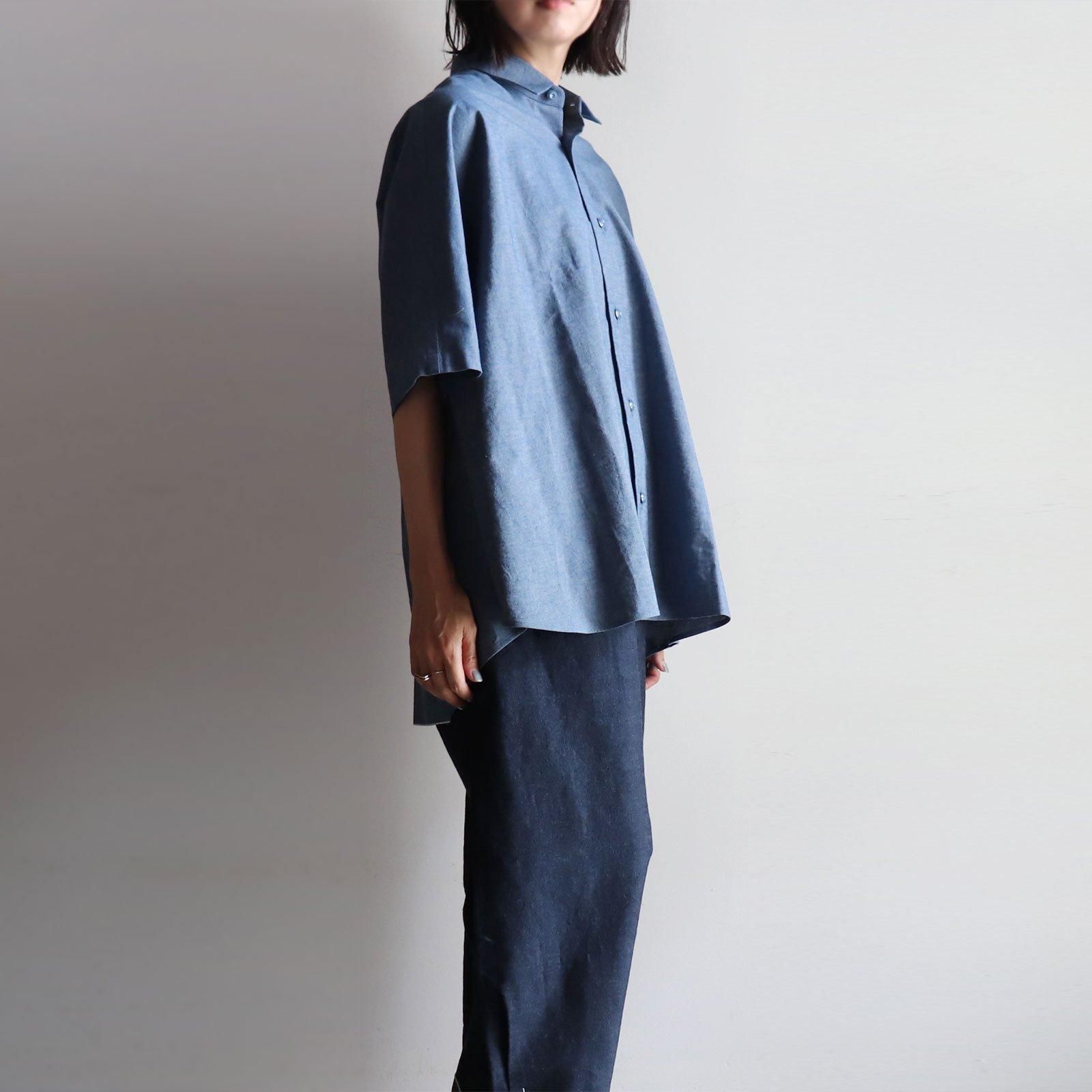 ヒムカシ製図 - 耳鳴！ Boy Friend Shirt -（ワーカーズシャンブレー