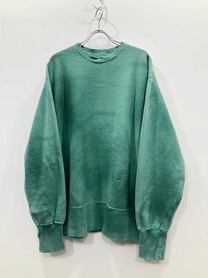 ANCELLM（アンセルム） 2022AW 22AW DAMAGE SWEAT SHIRT-EXCLUSIVE