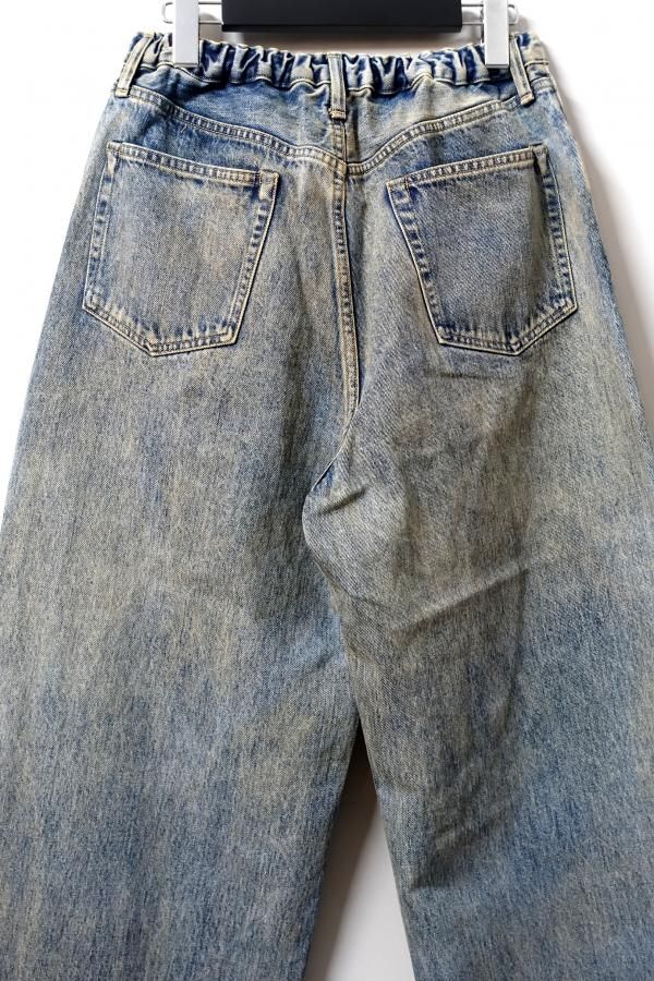 ssstein(シュタイン)/TWIST SEAM BAGGY VINTAGE DENIM JEANS/INDIGO