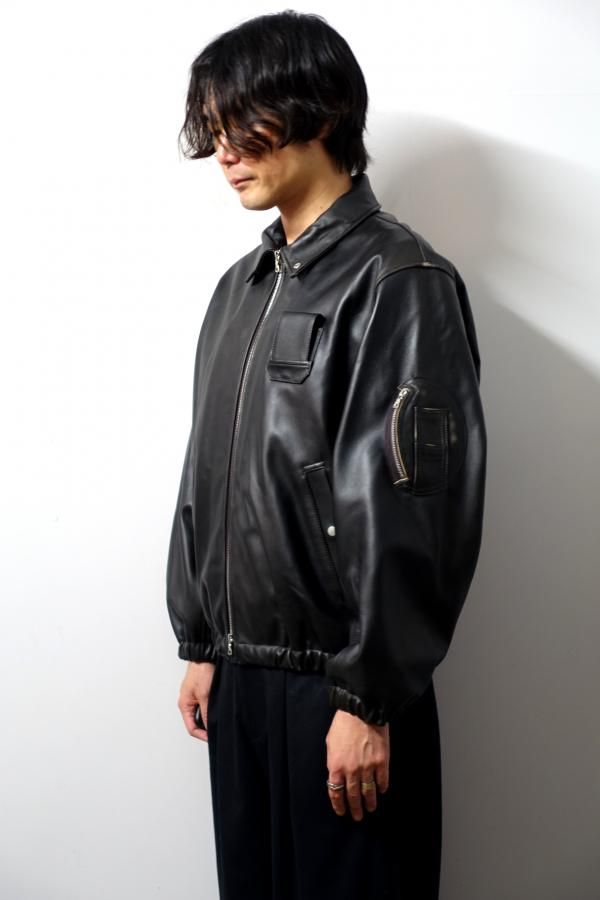 ssstein(シュタイン)/SHEEP LEATHER FLIGHT JACKET/DARK BROWN