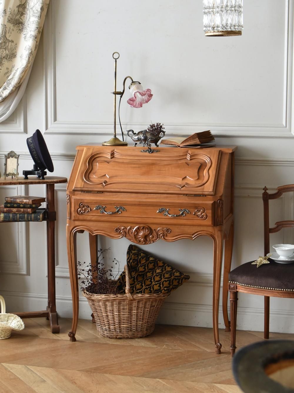 ライティングビューロー コンソール アンティーク インテリア